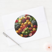 庭の豊かさ ラウンドシール (封筒)