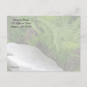 庭の販売の招待状 インビテーションポストカード (裏面)