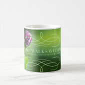 庭の賛美歌のマグのコーヒー茶ラテ コーヒーマグカップ (中央)