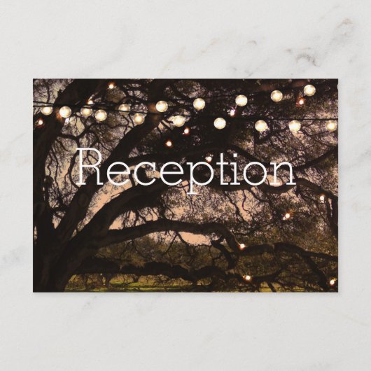 庭の輝きの披露宴カード エンクロージャーカード (裏面)