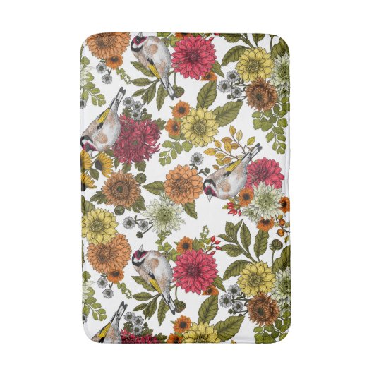 庭の金魚 バスマット (正面縦)