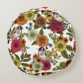 庭の金魚 ラウンドクッション (裏面)