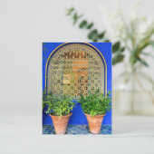 庭の鉢植え ポストカード (スタンド正面)