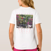 庭の門を通って… Tシャツ (裏面)