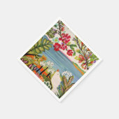 庭の鳥 スタンダードカクテルナプキン (角)