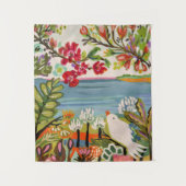 庭の鳥 タペストリー (正面)