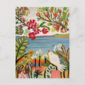 庭の鳥 ポストカード (正面)