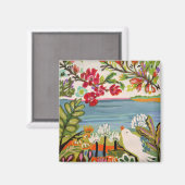 庭の鳥 マグネット (正面/裏面)