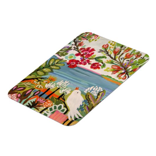 庭の鳥 マグネット (左側)