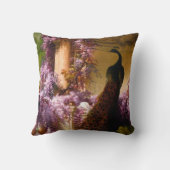 庭の鳩と孔雀 クッション (裏面)