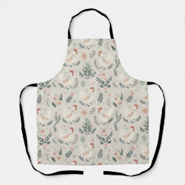 庭の鶏 エプロン