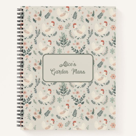 庭の鶏 ノートブック (正面)