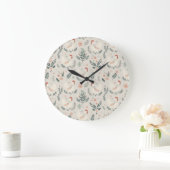 庭の鶏 ラージ壁時計 (ホーム)