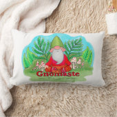 庭のGnomaste、枕 ランバークッション (ブランケット)