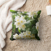庭のJasminの木 クッション (ブランケット)