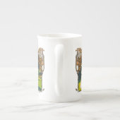 庭のJeanne -骨灰磁器のマグ ボーンチャイナマグカップ (裏面)