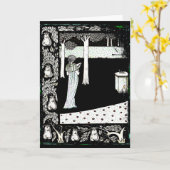 庭のLaのBealeイゾルデの読書 カード (黄色い花)