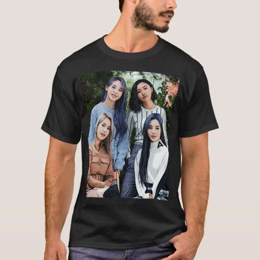 庭のMamamoo Tシャツ (正面)