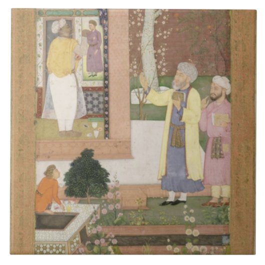 庭のpaviのインテリアを飾っている芸術家 タイル (正面)