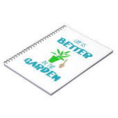 庭のTシャツの方が命だ ノートブック (左側)