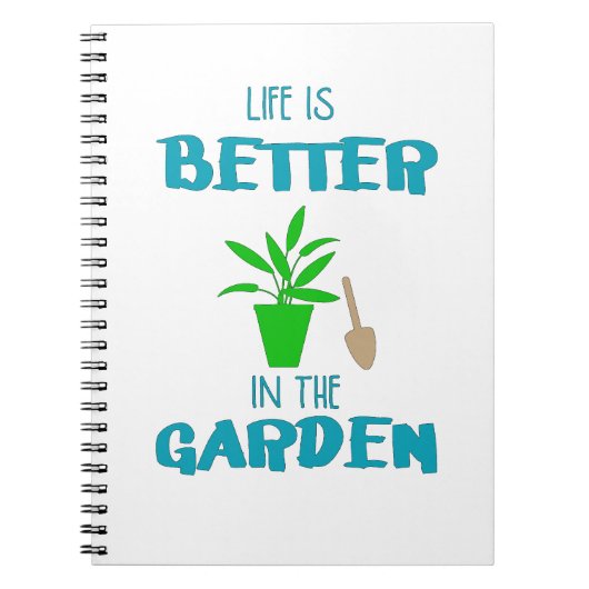 庭のTシャツの方が命だ ノートブック (正面)