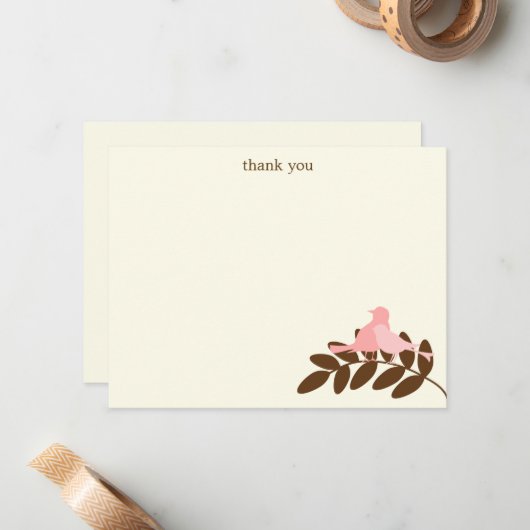 庭は平たい箱の感謝していしていますノートシルエットを描きます ノートカード (正面/裏面インサイチュ)