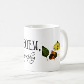 庭は詩、絵画および伝記です コーヒーマグカップ (正面右)