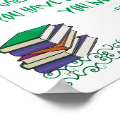 庭もしと図書館がある ポスター (角)