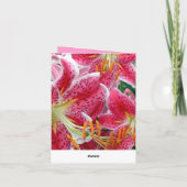 庭を植える者は幸福を植える。ノートカード カード (裏面)