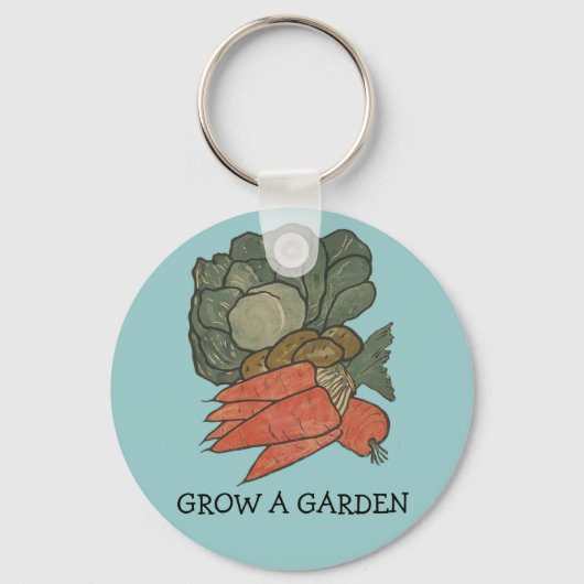 庭を育てる キーホルダー (正面)