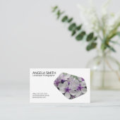 庭エレガントの花 名刺 (スタンド正面)