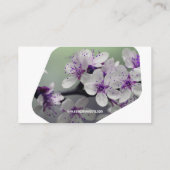 庭エレガントの花 名刺 (裏面)