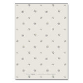 庭エレガントフローララス結婚トのテーブル番号 テーブルナンバー (裏面)