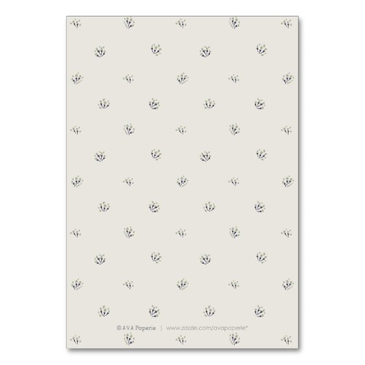 庭エレガントフローララス結婚トのテーブル番号 テーブルナンバー (裏面)