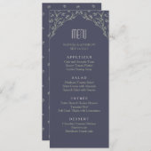 庭エレガントフローララス結婚トのメニュー メニュー (正面/裏面)