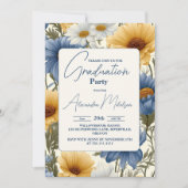 庭エレガント野草牧草地 招待状 (正面)