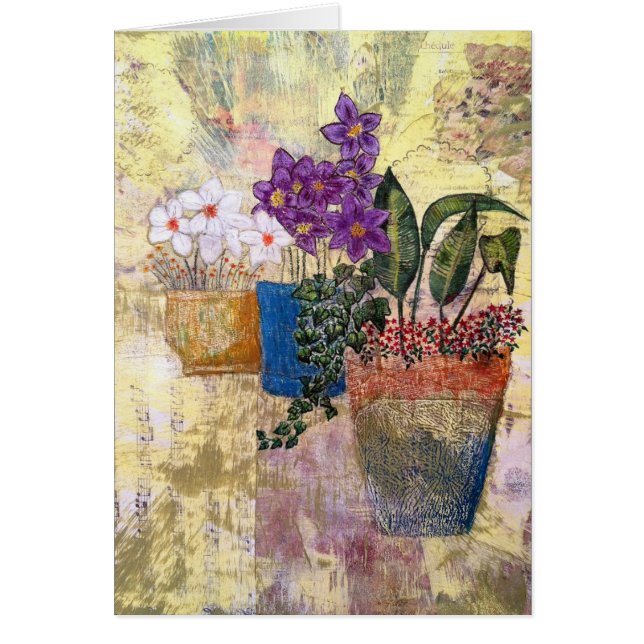 庭カラフルの花 (正面)