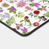 庭カラフルの花 デスクマット (コーナー)