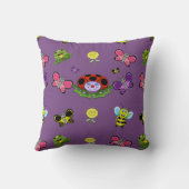 庭カラフル枕 クッション (裏面)