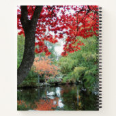 庭カラフル池の四季折々 ノートブック (裏面)