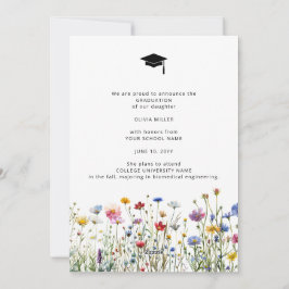 庭カラフル花卒業発表 シーズンカード