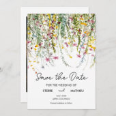 庭カラフル野草 セーブザデート (正面/裏面)