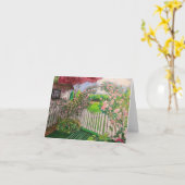 庭ゲート カード (黄色い花)