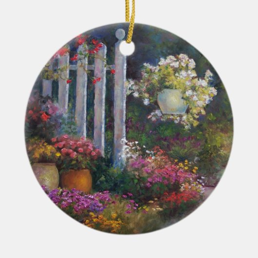 庭ゲート セラミックオーナメント (正面)