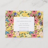 庭スタイリッシュフローラデザイン 名刺 (裏面)