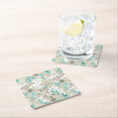 庭パターン スクエアペーパーコースター (インサイチュ)