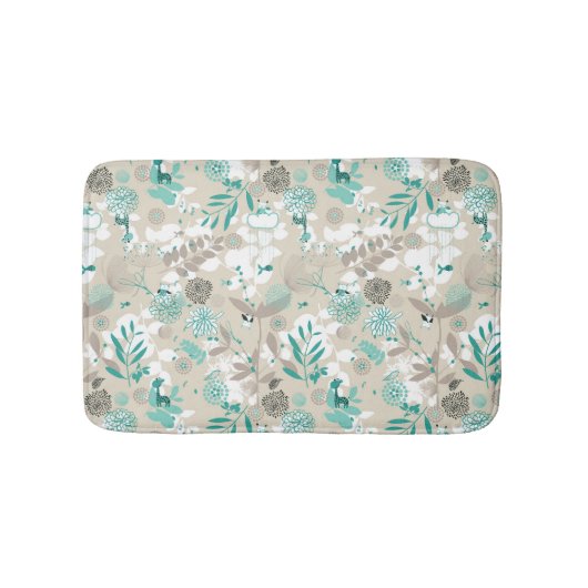 庭パターン バスマット (正面)