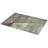 庭パネ葉ル、花、草 カッティングボード (角)