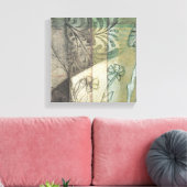 庭パネ葉ル、花、草 キャンバスプリント (インサイチュ (リビング))