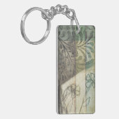 庭パネ葉ル、花、草 キーホルダー (正面左)